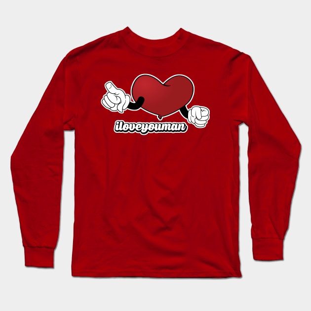 iloveyouman Long Sleeve T-Shirt by districtNative